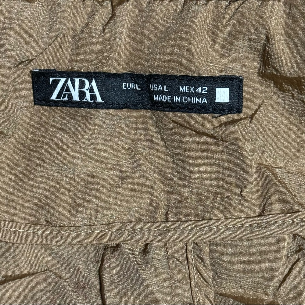 Zara camel khaki technical parka - Picture 7 of 8